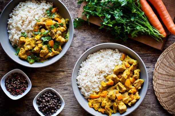 istock Homemade Curry Dish With Rice 1039604424
