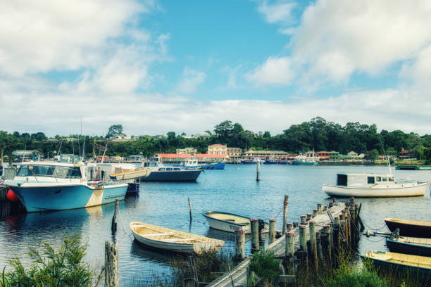 istock The harbour town of Strahan 1039606084