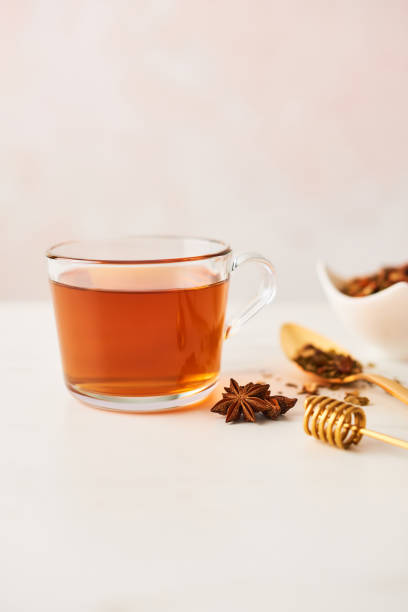 istock Black tea in a glass cup 1039606870