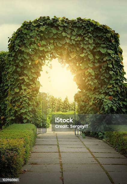 Foto de Porta Para A Terra De Fadas e mais fotos de stock de Amarelo - Amarelo, Arte, Conto de Fadas