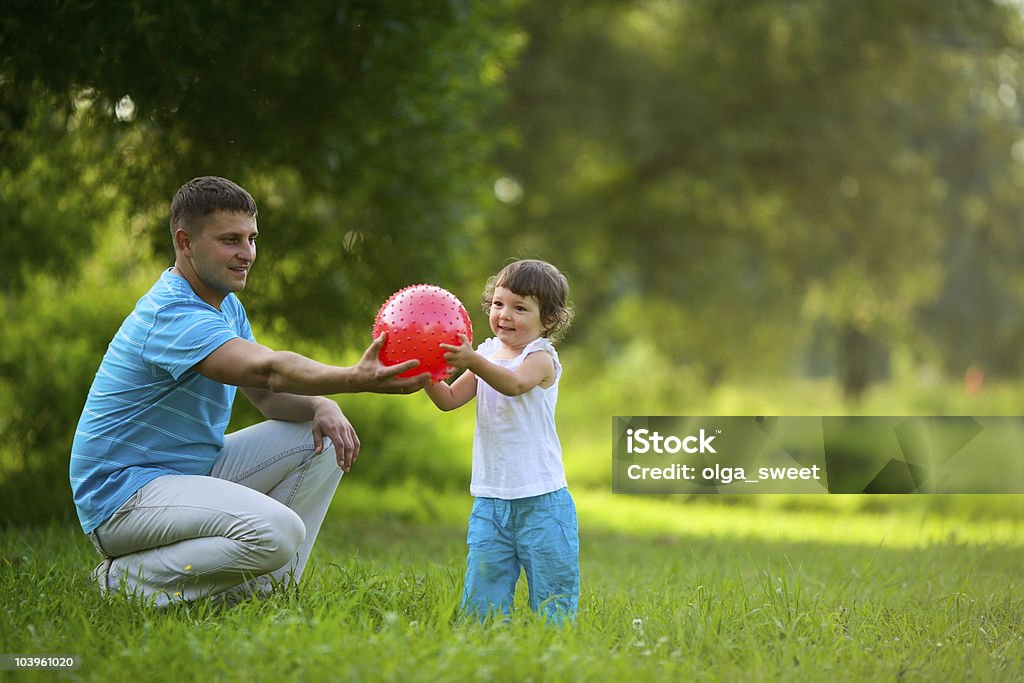 Playing ball  Adult Stock Photo
