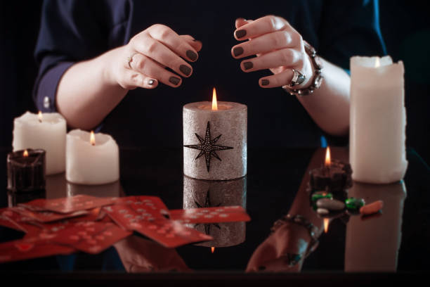 istock divination with cards and candles 1039616582