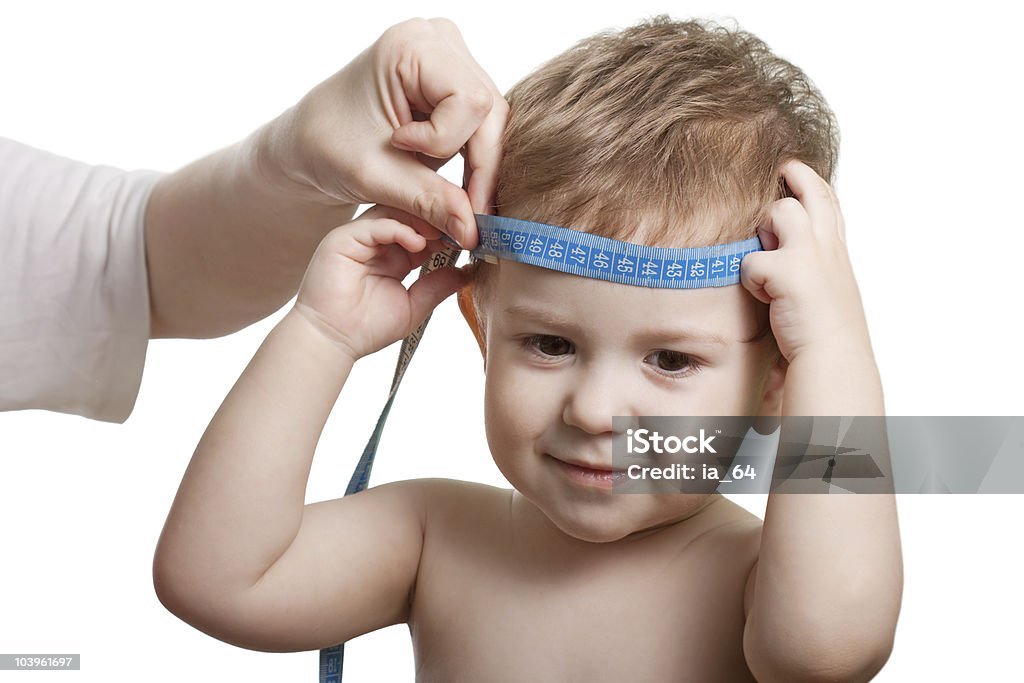 Misura di bambino - Foto stock royalty-free di Bambino