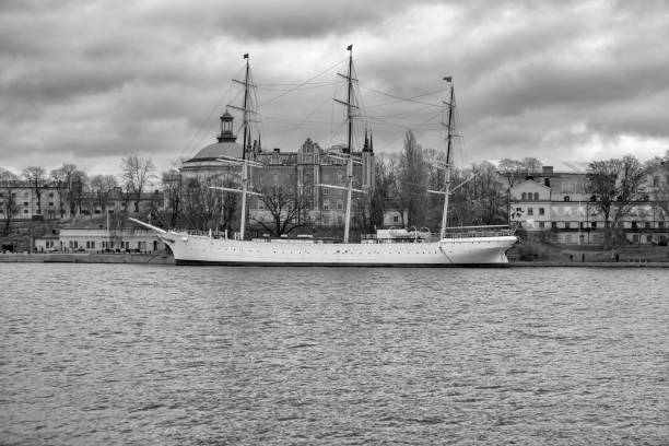 velero "af chapman" en estocolmo, suecia - af chapman fotografías e imágenes de stock