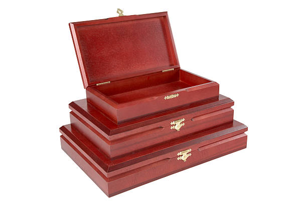 istock The varnished decorative casket isolated 103961743
