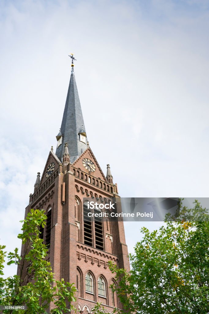 toren van Sint Lambertus Kerk in Haaren, Nederland - Royalty-free Architectuur Stockfoto