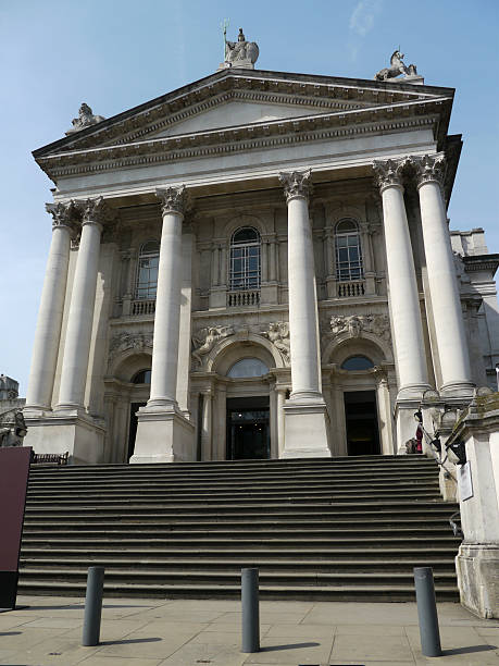 Tate Britain Main Entrance stock photo