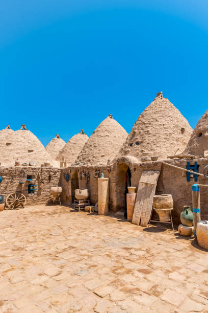 istock Traditional beehive mud brick desert houses 1039640888