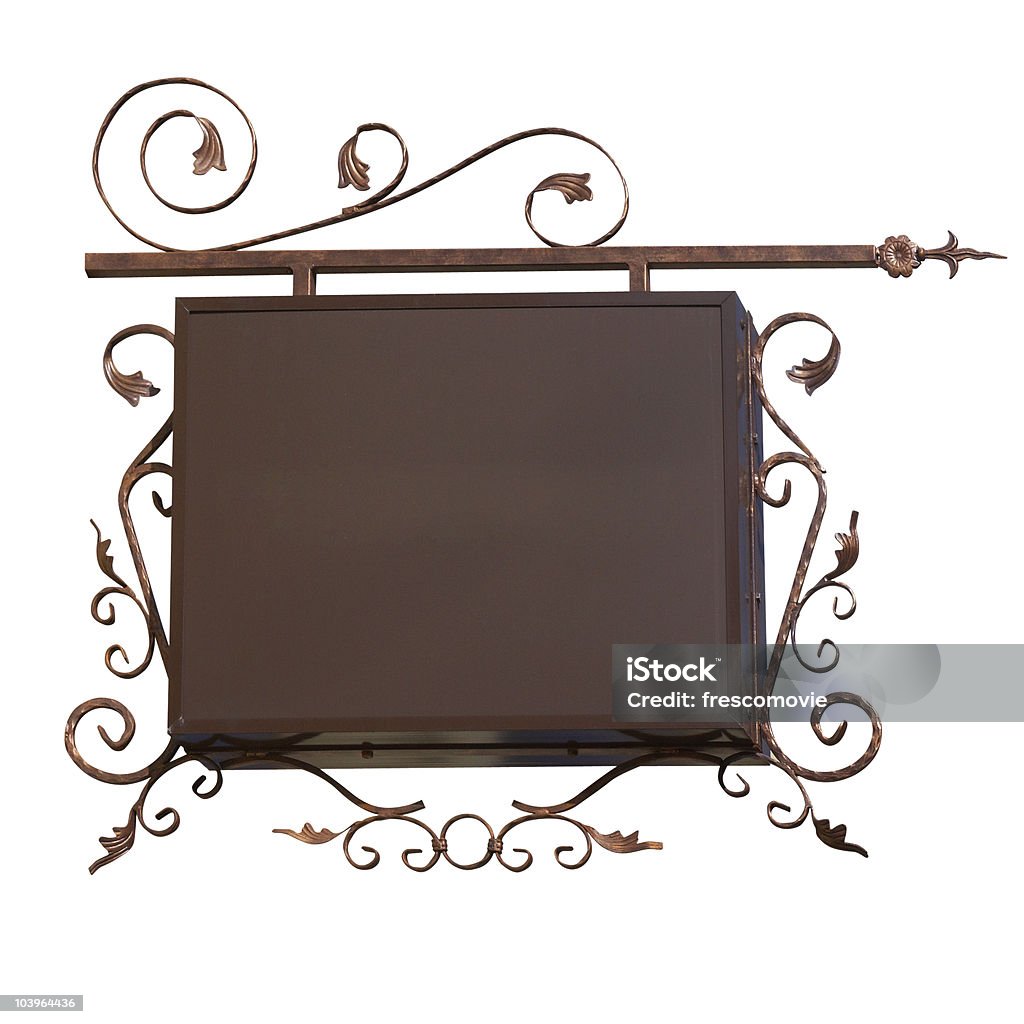 Old signboard.  Advice Stock Photo