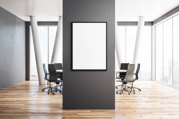 istock Meeting room with billboard 1039658986
