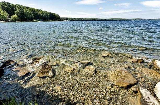istock rocky shore with lake view 1039661396