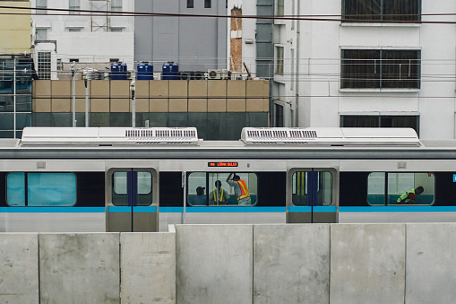Jakarta, September 2018. MRT Jakarta Speed Testing Before Open for Public