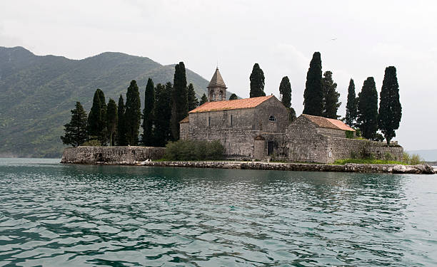 istock Church on Island Kotor Bay Montenegro 103966710