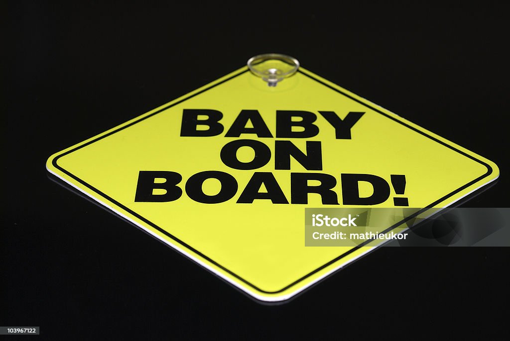 Младенец На Борту знак - Стоковые фото Лобовое стекло роялти-фри