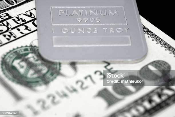 Foto de Platinum Barra De Ouro E Moedas Eua e mais fotos de stock de Platina - Platina, Exploração de Minas, Prata