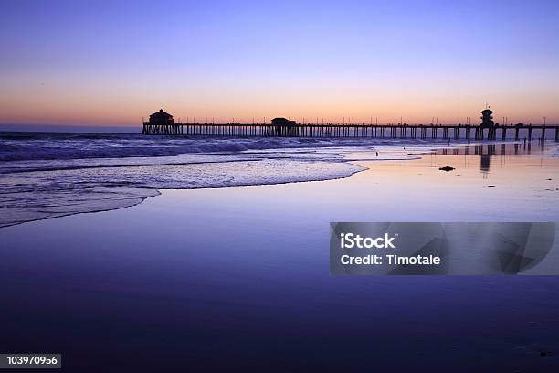 Extend To The Sea Stock Photo - Download Image Now - Huntington Beach - California, Pier, Architectural Column