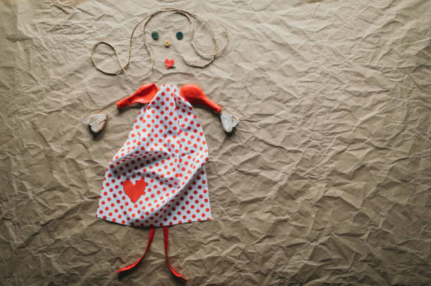 istock Woman made of props 1039709626