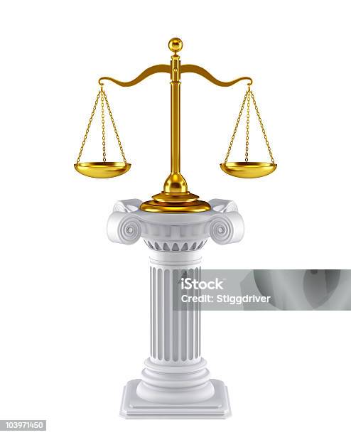 골든 등급표 A 컬럼 사법 제도에 대한 스톡 사진 및 기타 이미지 - 사법 제도, 저울, 정의