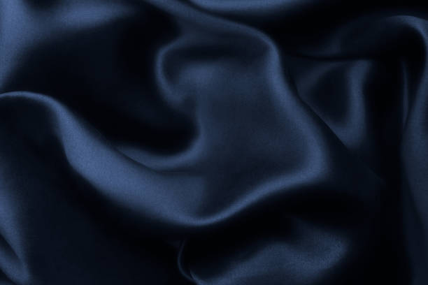 istock Blue satin silk, elegant fabric for backgrounds 1039721530