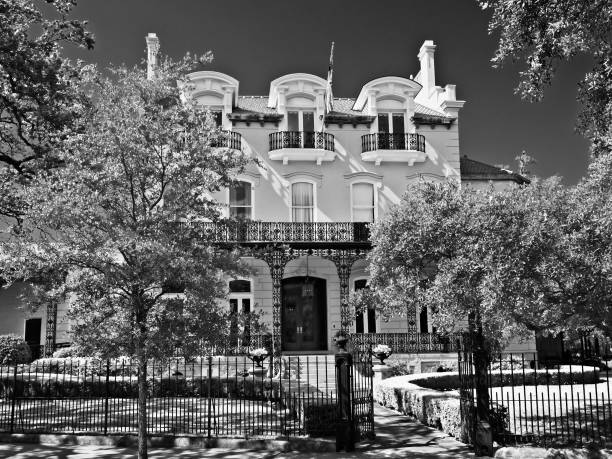 istock Mansion in New Orleans LA 2 B&W 1039721670