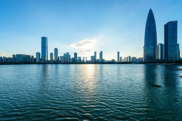 istock Lake and city 1039739104
