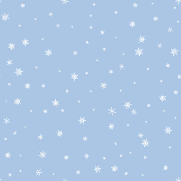 눈송이와 블루 겨울 배경입니다. 벡터 겨울 휴가 배경 막. - motion snowflake backgrounds blue stock illustrations
