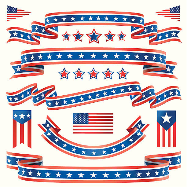 Red White and Blue Star banners http://dl.dropbox.com/u/38654718/istockphoto/Media/download.gif american flag bunting stock illustrations