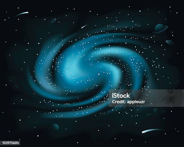 Espace Galaxy Vecteurs libres de droits et plus d'images vectorielles de Galaxie - Galaxie, Planète, Astronomie