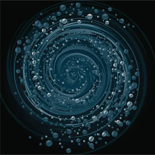 Vector illustration of Bubble Swirl