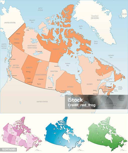 Vetores de No Canadá e mais imagens de Azul - Azul, Branco, Canadá