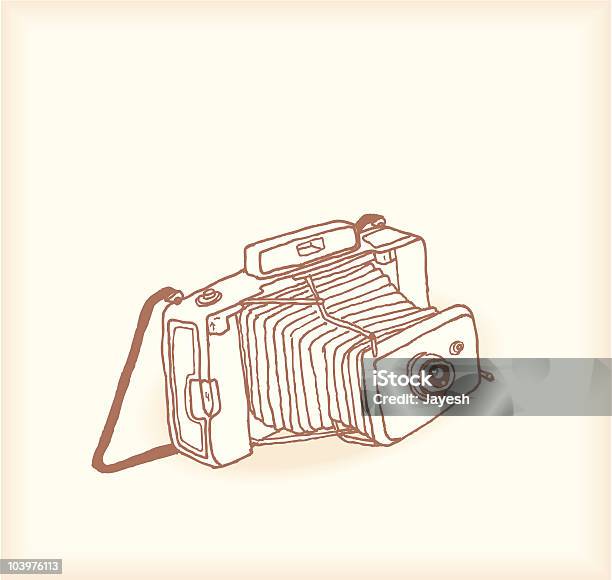 Camera Stock Illustration - Download Image Now - Camera - Photographic Equipment, Instant Camera, Instant Print Transfer