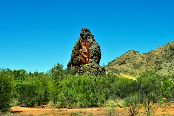 Australia, NT, Corroboree Rock in East McDonnell Range national park, sacred site for Aborigine culture