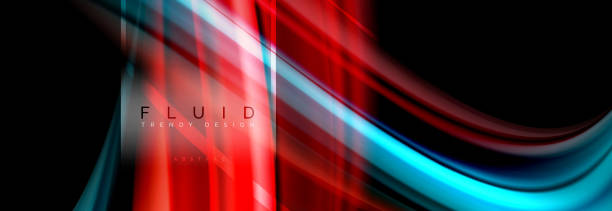 istock Fluid colors abstract background colorful poster, twisted liquid design on black, colorful marble or plastic wave texture backdrop, multicolored template for business or technology presentation or web brochure cover layout, wallpaper 1039790266