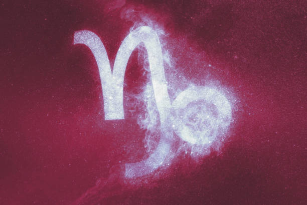 istock Capricorn Zodiac Sign. Abstract background 1039796778