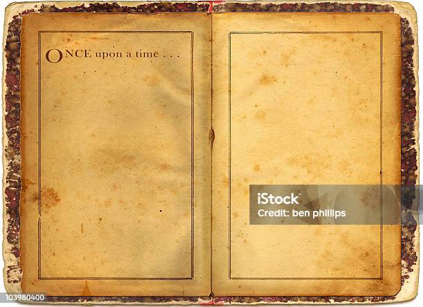 Once Upon A Time Stock Photo - Download Image Now - Fairy Tale, Book, Old Book