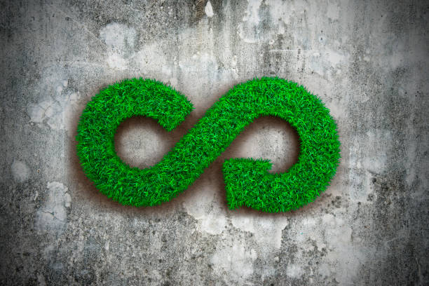 ECO and circular economy concept.