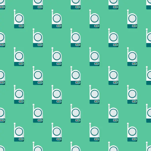 Vector illustration of Baby Monitor Seamless Pattern