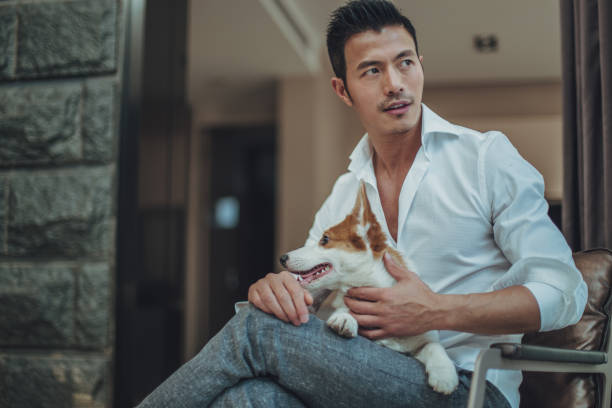 istock Gentleman holding his pet 1039847670