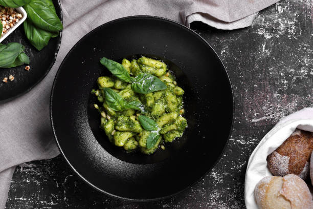istock pasta with pesto sauce 1039890358
