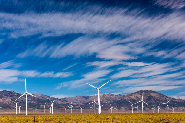 istock Wind Turbines on Desert Landscape 1039890556