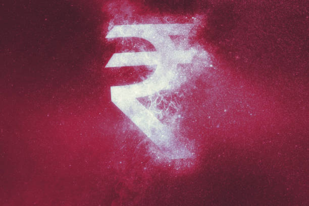 istock Indian Rupee sign, Indian Rupee symbol. Abstract background 1039893178