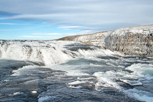 Gullfoss, Iceland stock photo