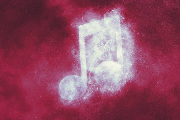 istock Music note sign, Music note symbol. Abstract background 1039901072