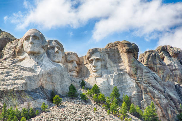 monte rushmore - mt rushmore national monument foto e immagini stock