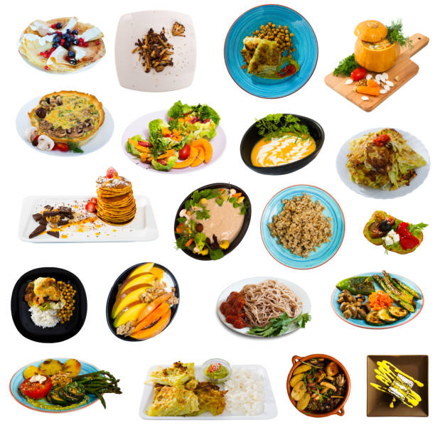 istock Set of vegetarian dishes 1039912044