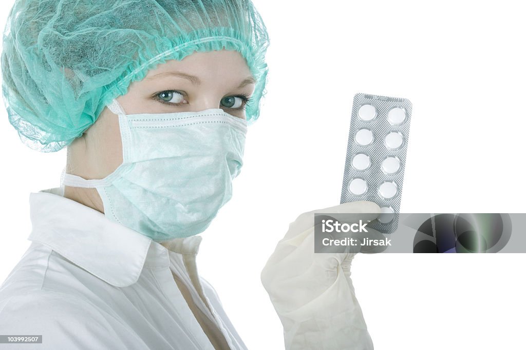 Doctor with pills  20-24 Years Stock Photo