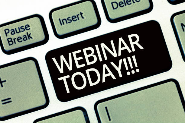 istock Word writing text Webinar Today. Business concept for telling someone that have seminar conducted over Internet 1039929876