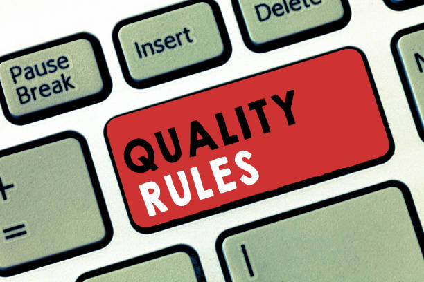 istock Conceptual hand writing showing Regulations Rules. Business photo text Standard Statement Procedure govern to control a conduct 1039929936