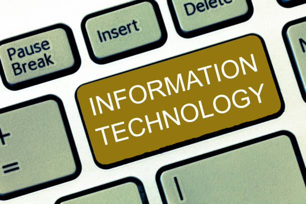 istock Conceptual hand writing showing Information Technology. Business photo showcasing use Systems to Store Retrieve Transmit Send Data 1039930940