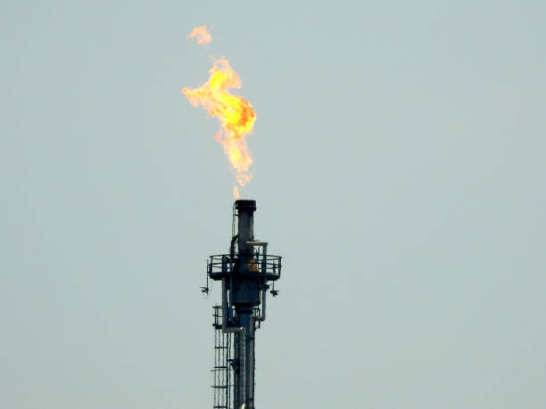 istock Oil burning against the blue sky in Thailand 1039939334